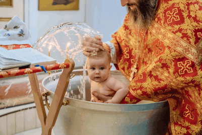 Крещение ребенка на дому